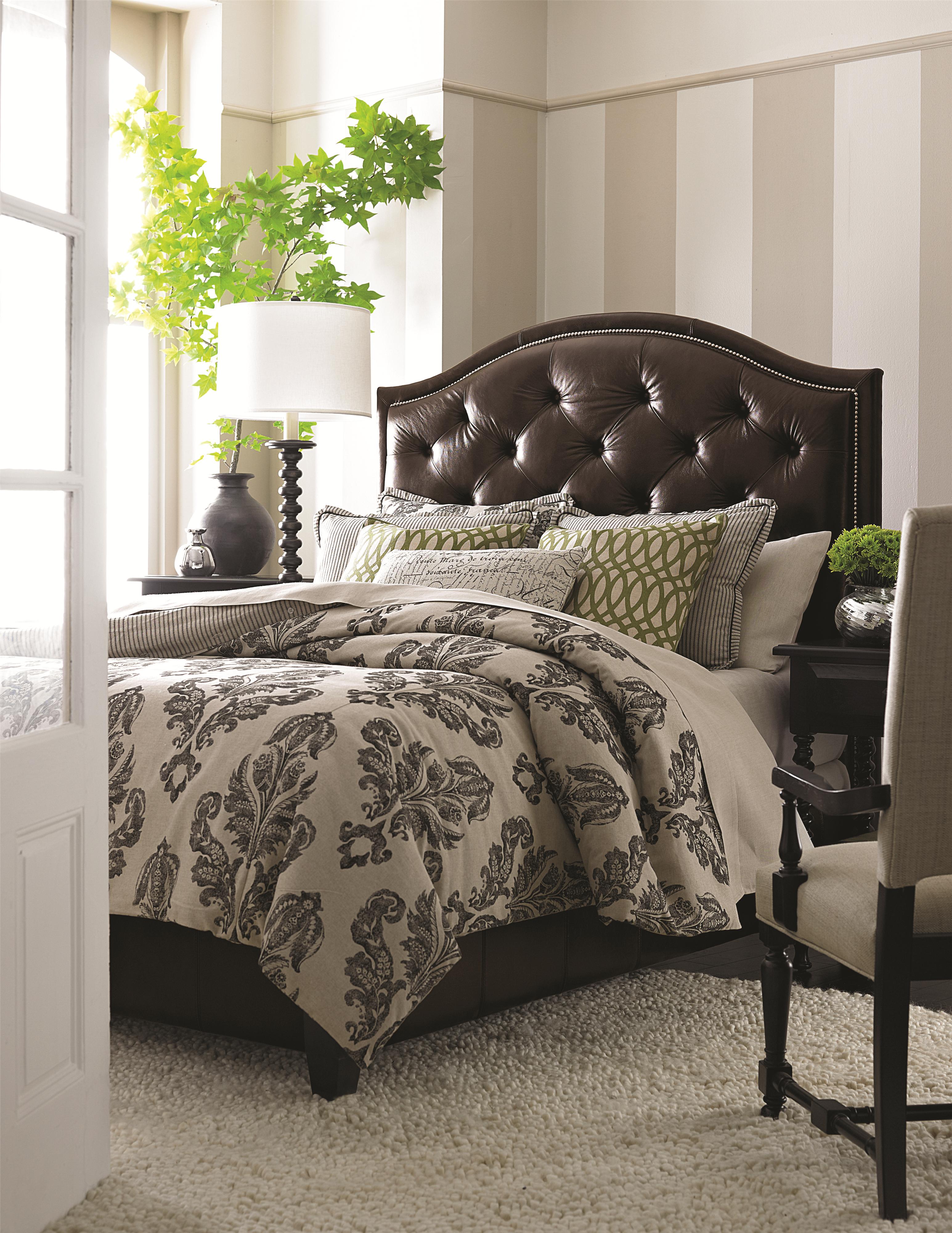 Bassett Custom Upholstered Beds California King Vienna Upholstered